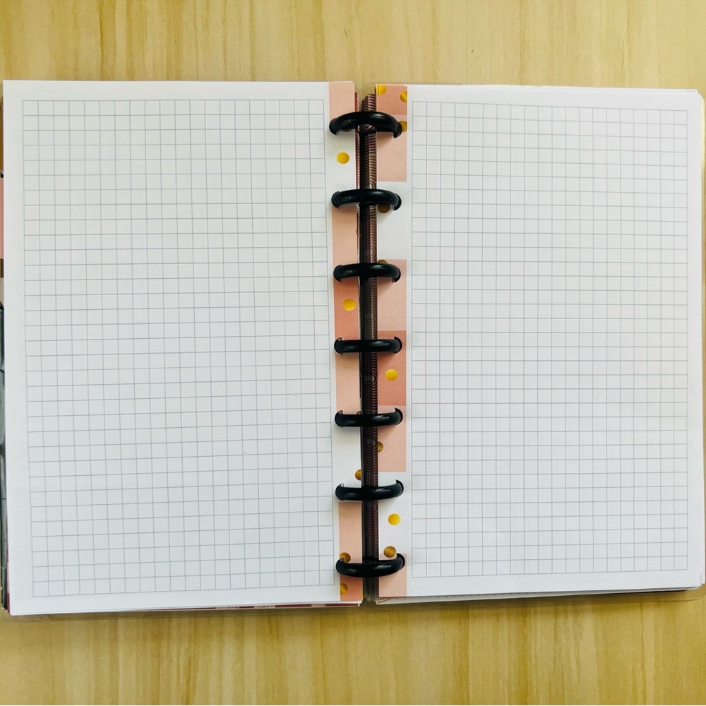 Happy planner mini size inserts Daily notes grid